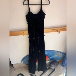 Juicy Couture Black Jumpsuit with Drawstring Waist
